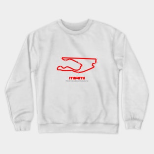 Miami Track Graphic Crewneck Sweatshirt